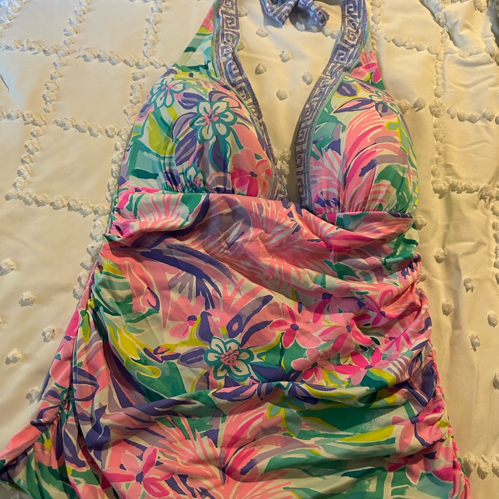 Floral Halter Swimsuit